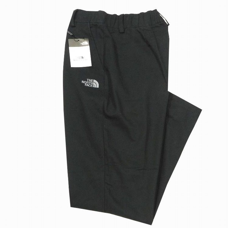 M ノースフェイス RIVERTON PANTS ブラック 美シルエット THE NORTH FACE ノースフェイス テーパードパンツ RIVERTON