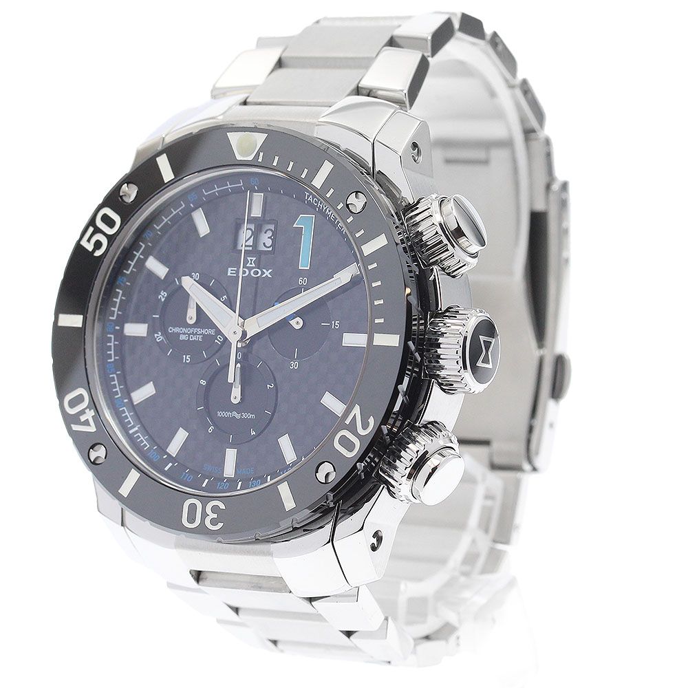 EDOX エドックス クロノオフショア1 クロノグラフ　クォーツ メンズ腕時計 エドックス EDOX 10020 クロノオフショア1 クロノグラフ ビッグ