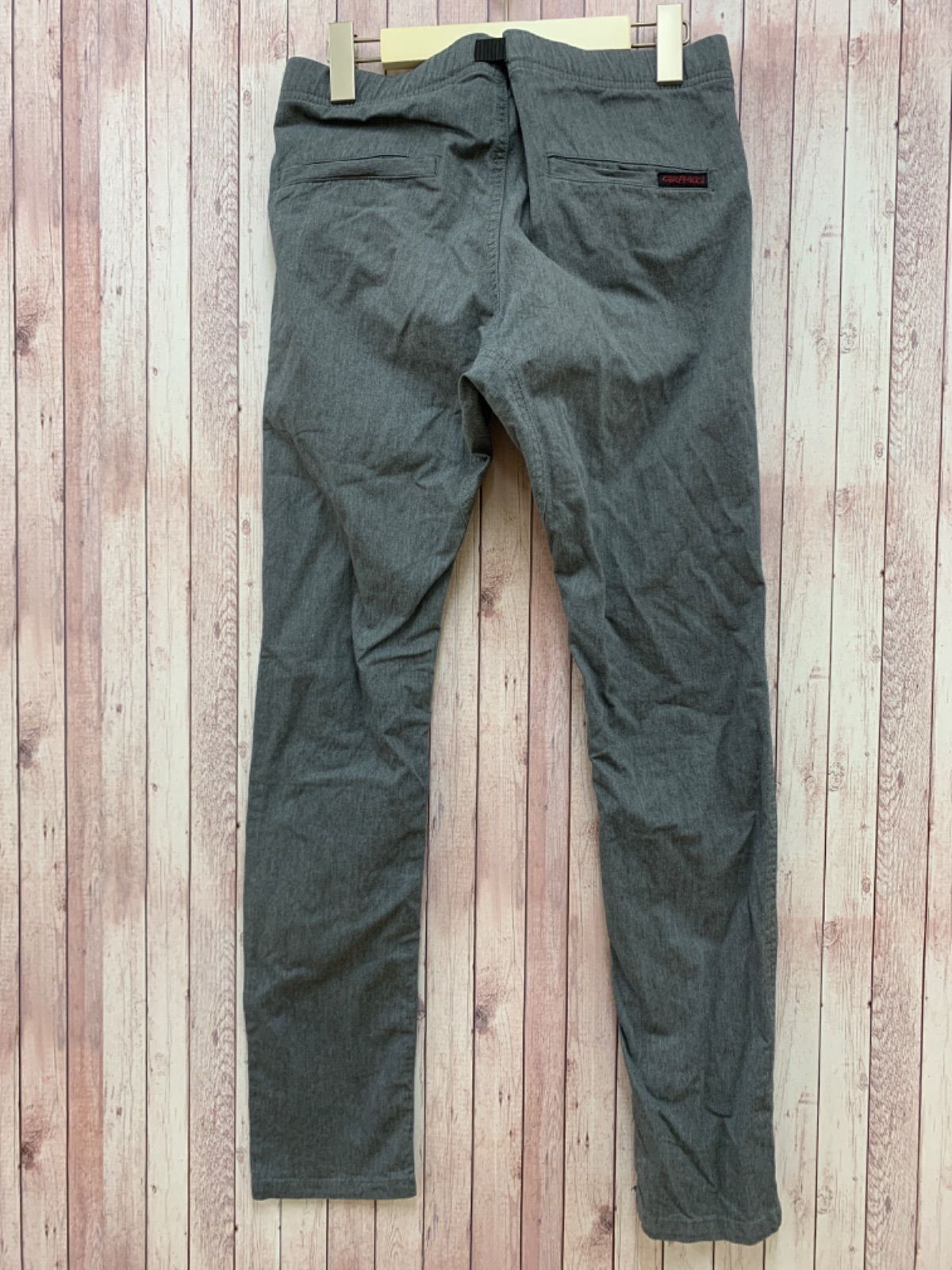 ☆GRAMICCI × NANO UNIVERSE グラミチ ナノユニバース コラボ 別注 NARROW PANTS ナローパンツ Sサイズ スキニー  タイト スリム ストレッチ GMP-18F671 グレー メンズ MK586 - メルカリ