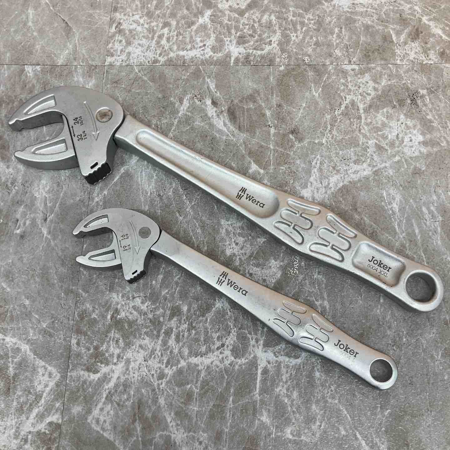 Wera ヴェラ セルフセッティングスパナ 自動調整 Joker 600 XXL 24～32mm 6004 L 16～19mm セット 八潮店