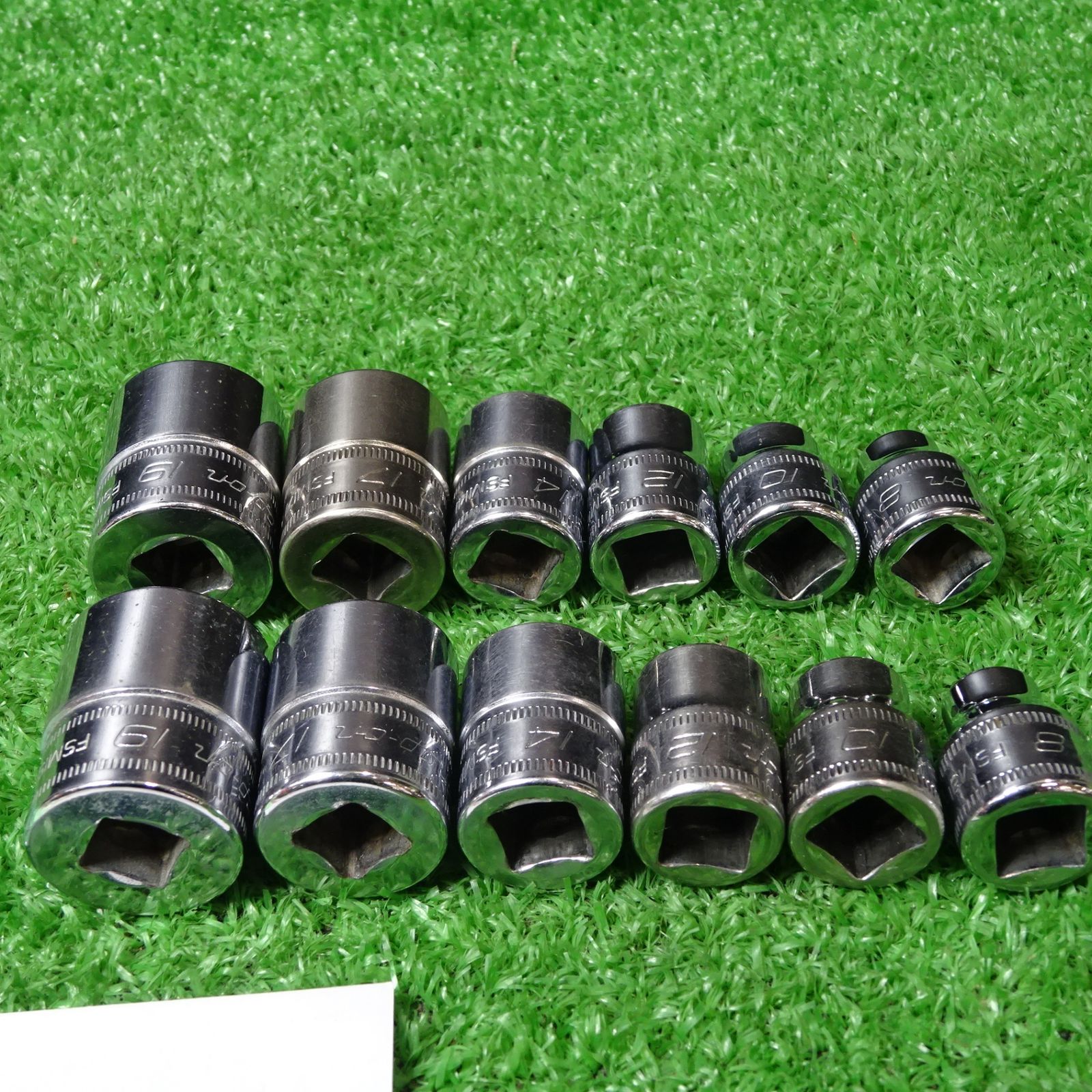スナップオン snap-on ソケットセット FSM 12個 8-19 管理AS0917E-A02 