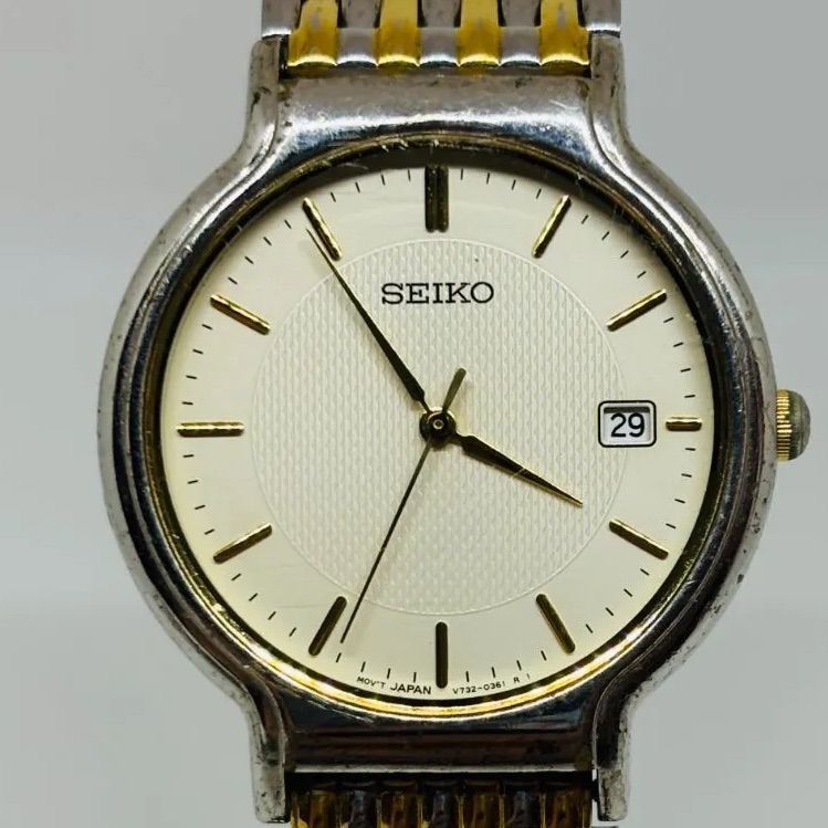 らいのすけ　未使用　SEIKO セイコー　シルバー/ゴールド メンズ セイコー SEIKO 腕時計 SRPH92K1 wwse00202m アナログ 時計