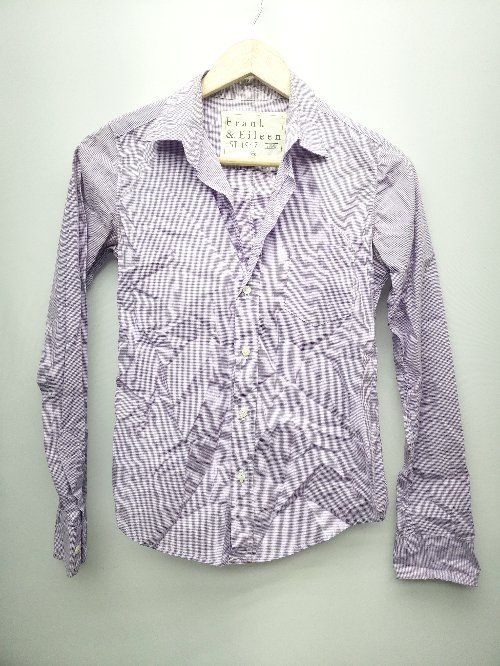 超美品　Frank&Eileen メンズシャツ　コットン100%Ｓサイズ ◇ Frank ＆ Eileen フランクアンドアイリーン コットン100