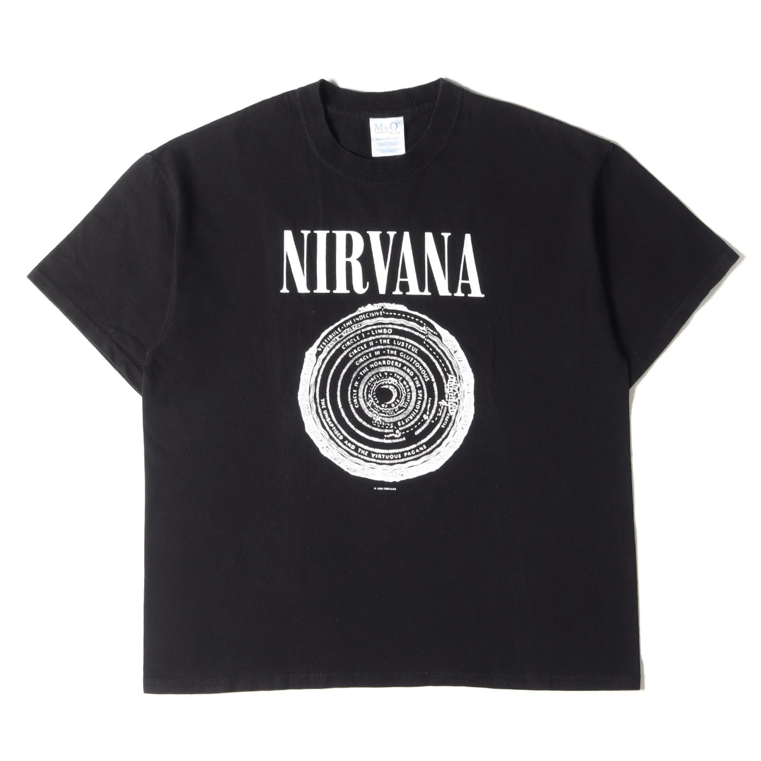 00s NIRVANA VESTIBULE ニルヴァーナ クルーネック 半袖 Tシャツ M&O