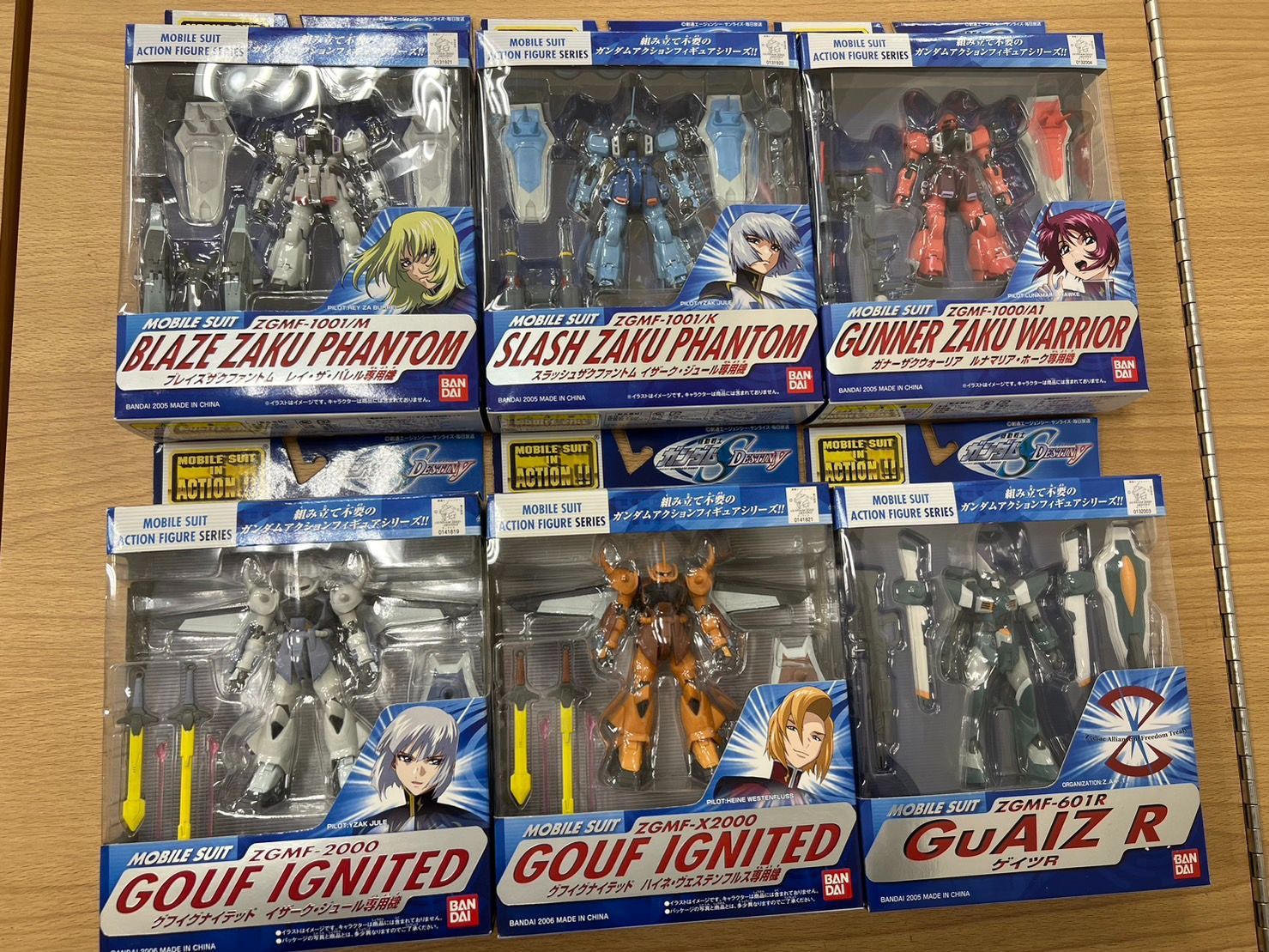 モビルスーツインアクション ガンダム SEED DESTINY 6体セット 未開封 
