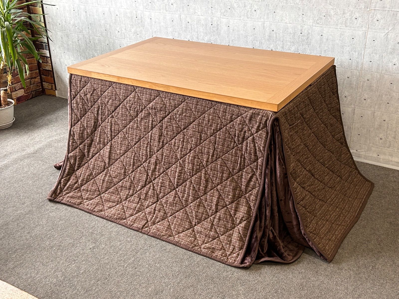 ダイニングコタツ ハイタイプ 120×80 布団セット