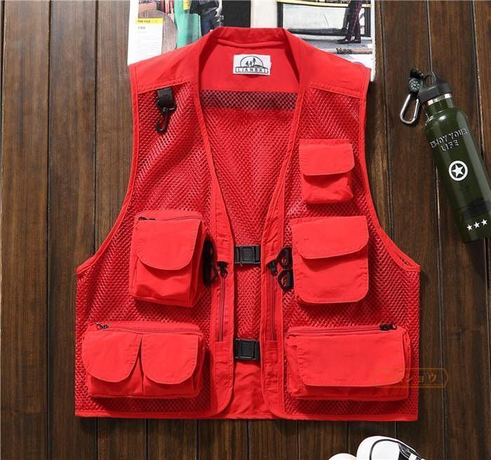 【収納力◎】RED HEAD 8ポケット フィッシングベスト 3XL iro349-03.jpg
