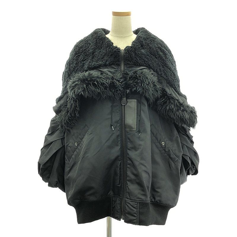 JUNYA WATANABE ジュンヤワタナベ ファージャケット Fold Down Collar Puffer Jacket｜JUNYAWATANABE（ジュンヤワタナベ