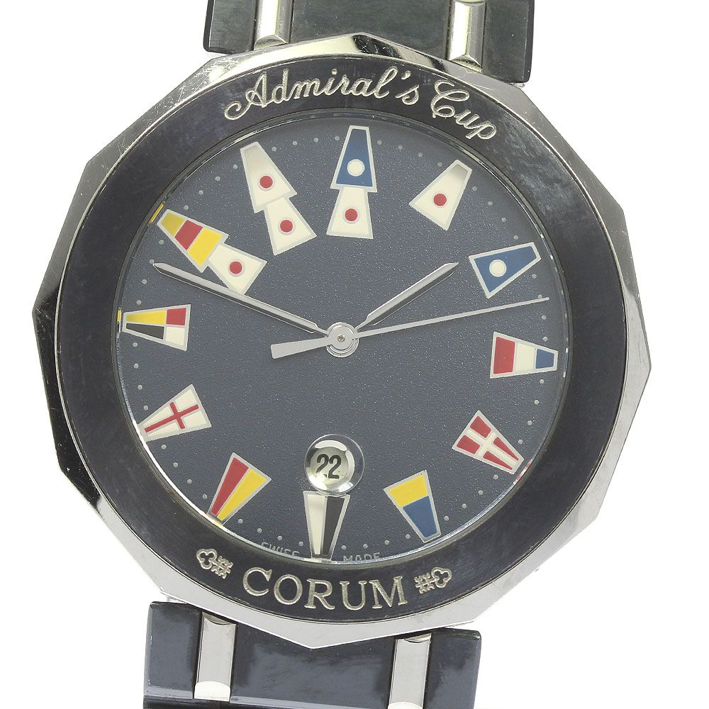 コルム CORUM 99.810.30V500 アドミラルズカップ デイト クォーツ メンズ_812786