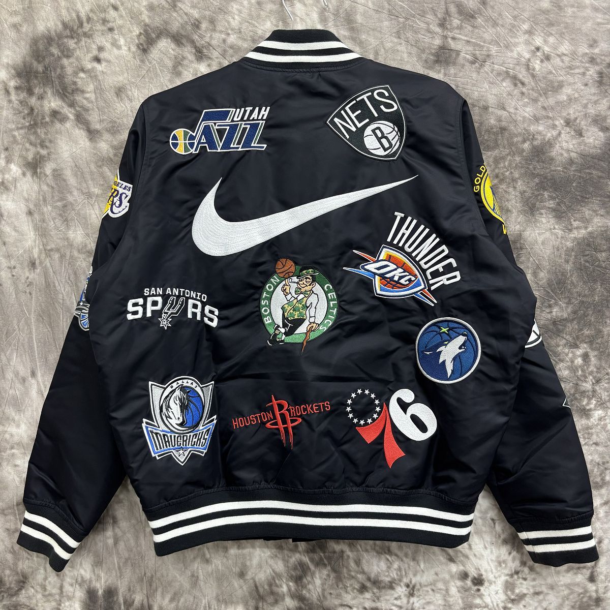 Supreme×NIKE/シュプリーム×ナイキ NBA Teams Warm Up Jacket スタジャン AO3631-010/M