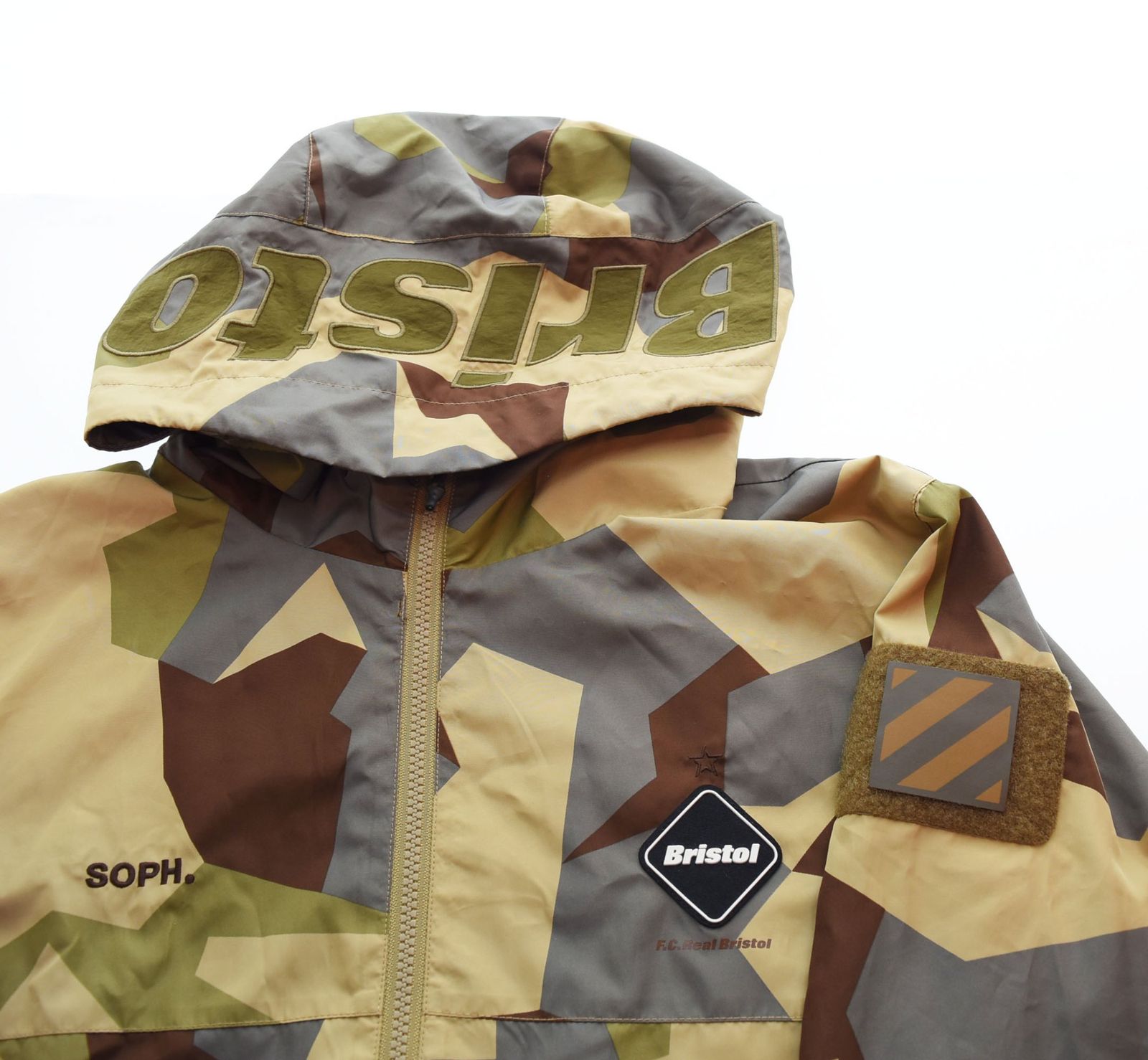 F.C.R.B. CAMOUFLAGE PRACTICE JACKET M F.C.Real Bristol