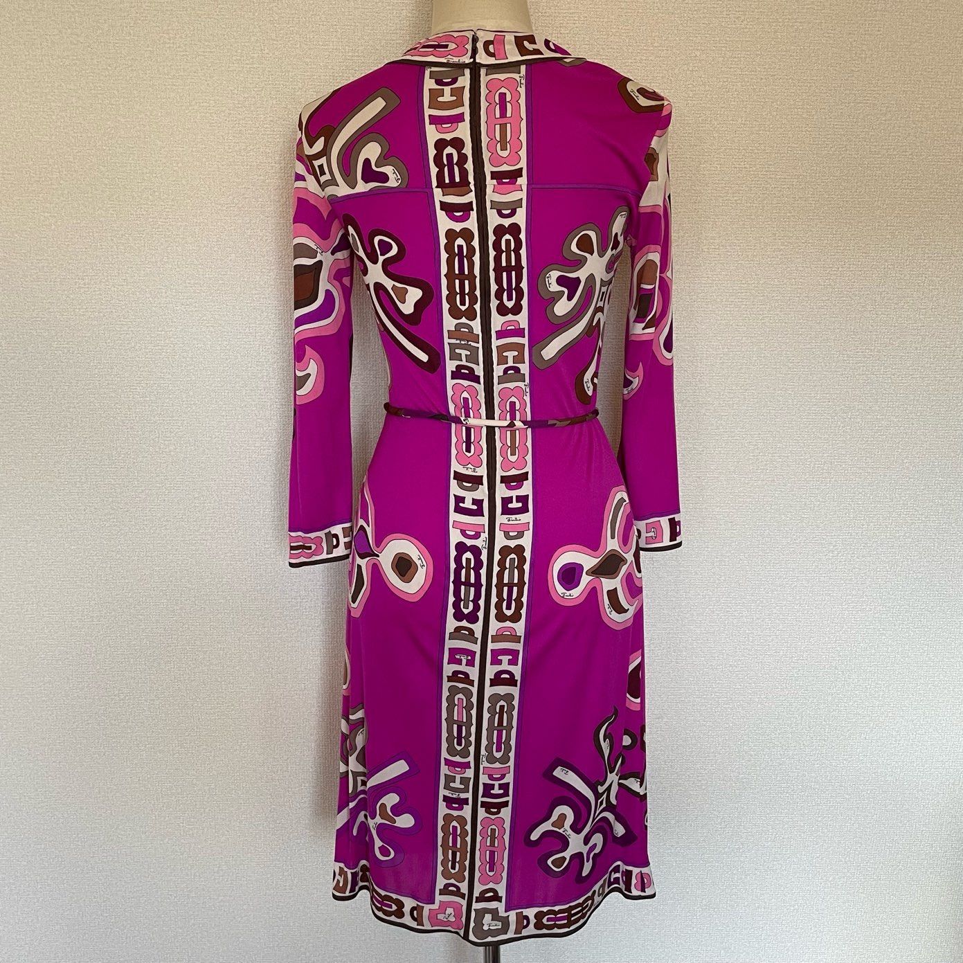 エミリオプッチ ヴィンテージ ワンピース ピンク ベルト付き