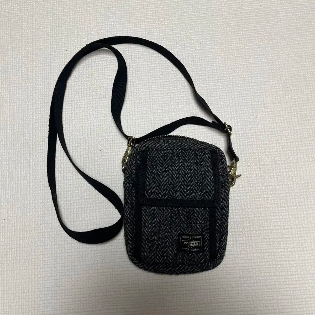 ポーター x ハリーツイード ミニ クロスバック