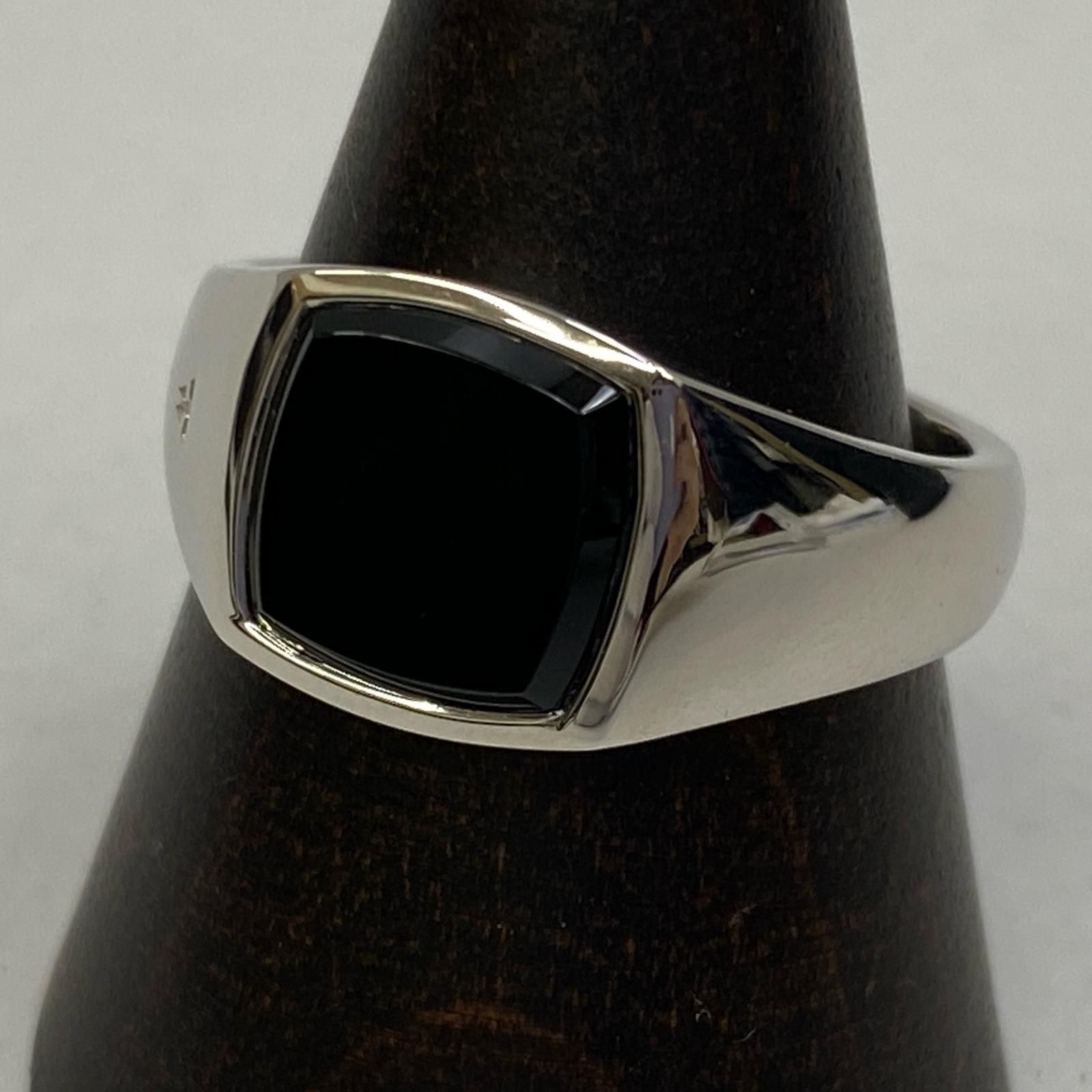 加古川店 TOM WOOD | トムウッド リング 指輪 Kay Ring Polished Onyx 134