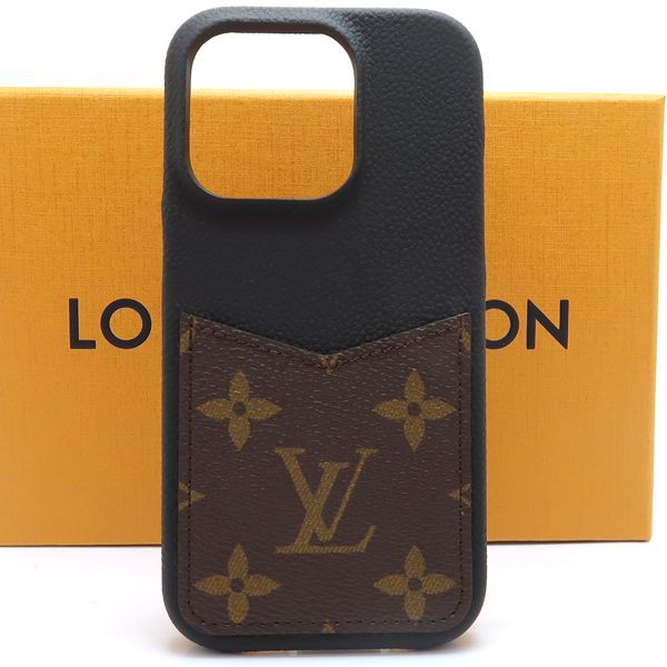 LOUIS VUITTON スマホケース iPhone バンパー 14PRO モノグラム M81998 