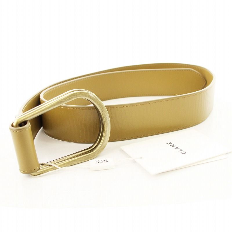 CLANE レザーベルト CLANE（クラネ）の「BASIC LEATHER WIDE BELT