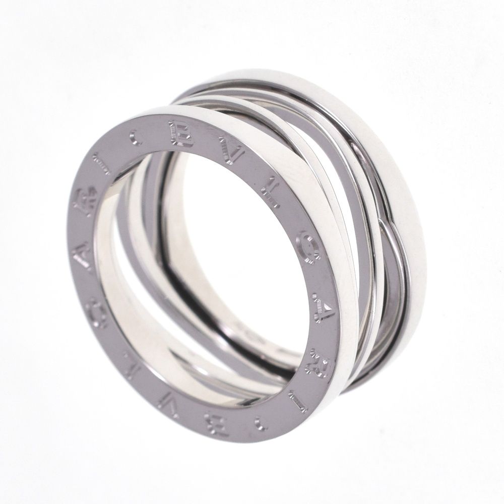 定番 ブルガリ BVLGARI B-Zero1 リング サイズ54 JP14 K18WG レディース S 139294 綺麗