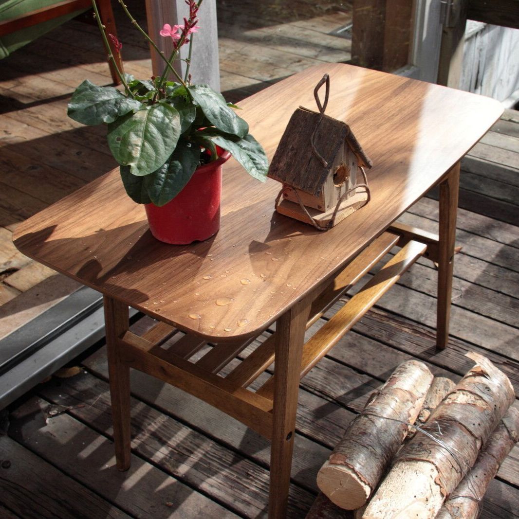 ♪天然木 コーヒーテーブル 幅７５cm ハイテーブル センターテーブル