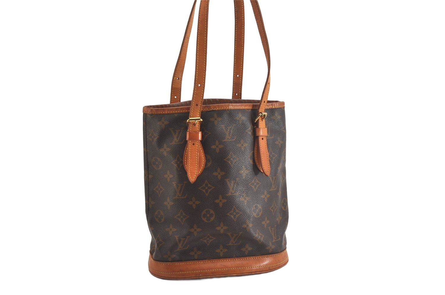 LOUIS VUITTON ルイヴィトン モノグラム バケット PM ショルダー