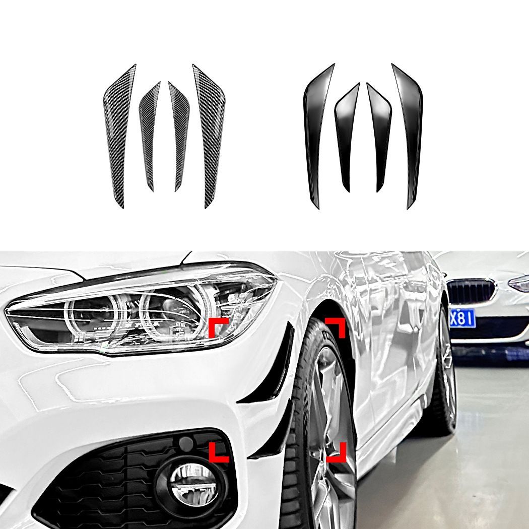 BMW 1シリーズ F20 F21 M Sport 2015-2019 前バンパーサイドエアダム 車外装パーツ ABS製 カーボン調 |5.11LYC682人気注目