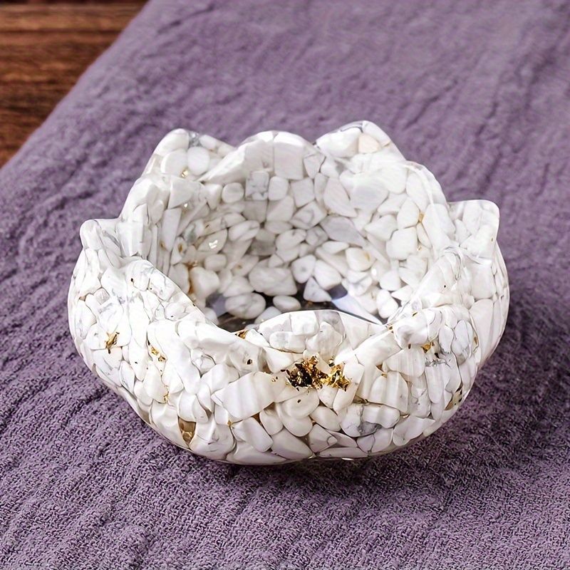 小物入れ クリスタル ロータスボウル 灰皿型 蓮の花 収納ケース