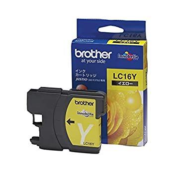 「非常に良い」brother純正インクカートリッジイエロー(大容量) LC16Y 対応型番:MFC-6890CN、MFC-6490CN、MFC-5890CN 他