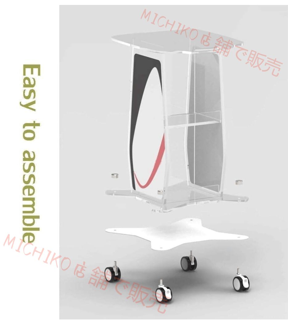美容車用カート 折りたたみ 美容室ワゴン キャスター付き キッチンワゴン 美容室ラック コンパクト収納 取っ手付き 防水 ステンレス製 トレイ 医療用カート 移動便利 理髪店 ネイルワゴン エステワゴン 脱毛サロン バスケットワゴ MARWIL-DEMENAGEMENTS_CH
