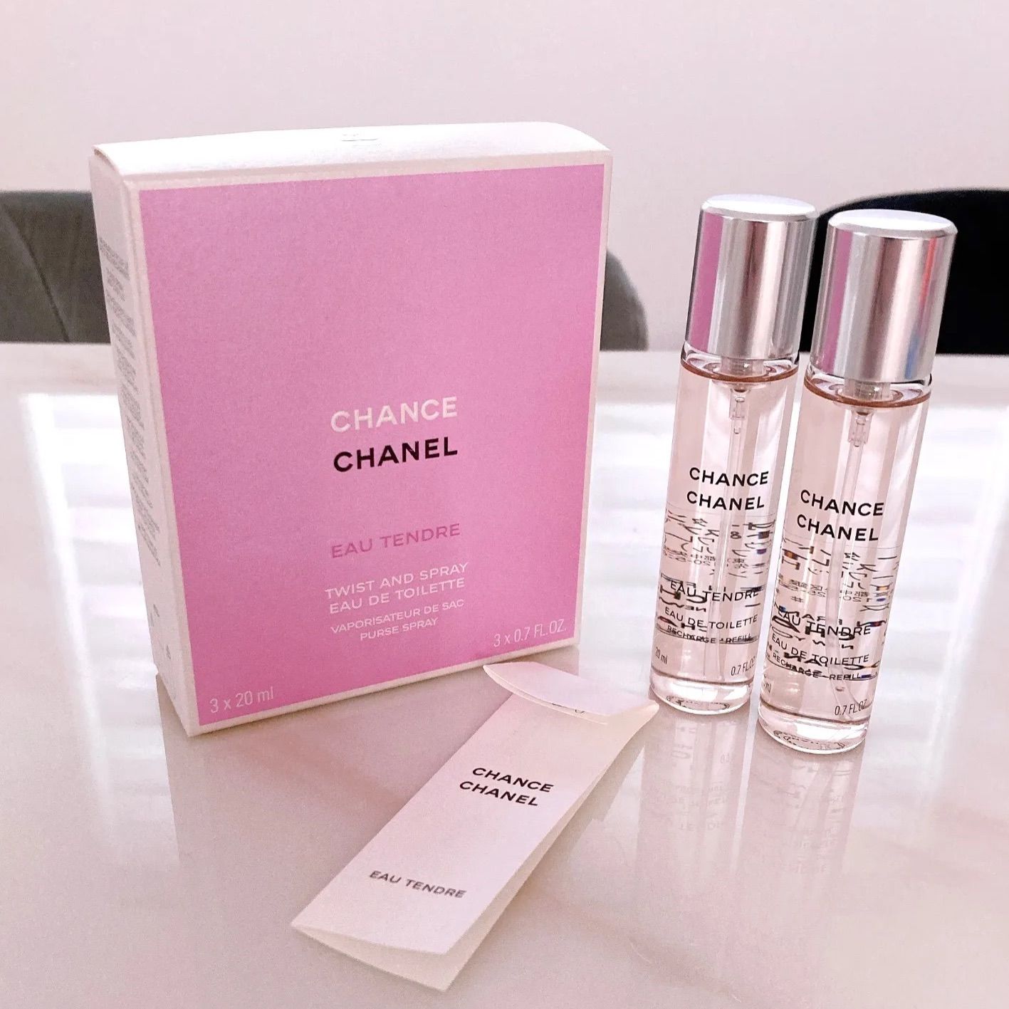 CHANEL 【ココ マドマアゼル ツィスト&スプレイ】新品リフィル2本付き