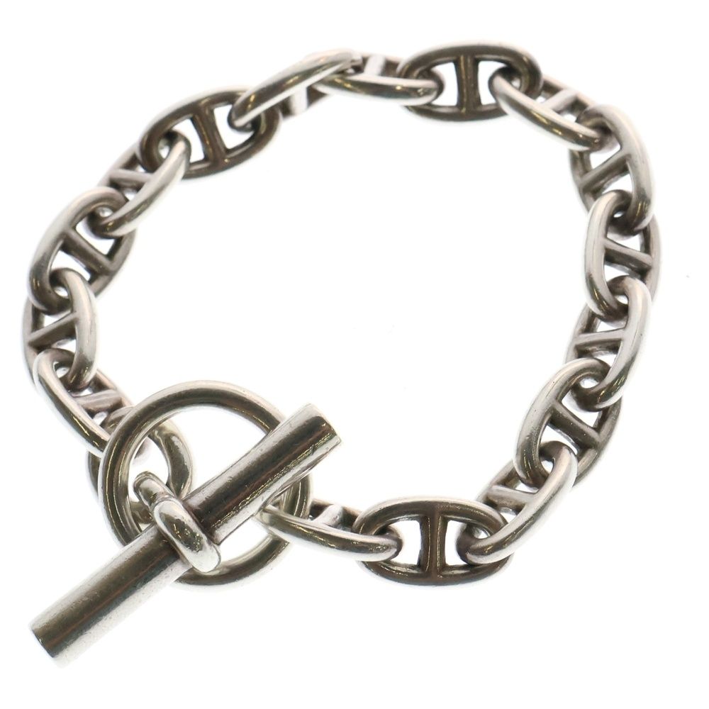 HERMES シェーヌダンクル Chaîne d'Ancre MM ブレスレット VINTAGE HERMES Chaine d'Ancre Bracelet MM 16 Links Silver