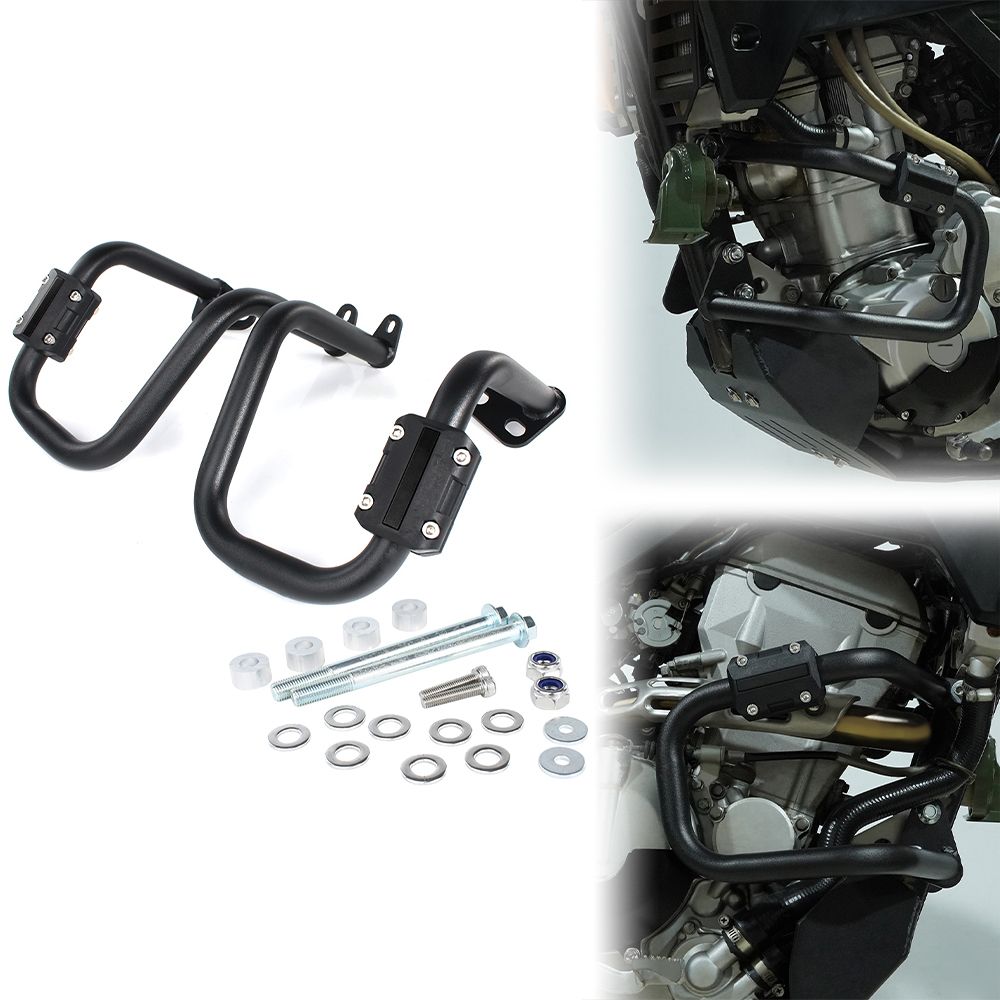 バイク 二輪用 カワサキ KLX250 2013-2017 2018 2019 2020 KLX 250 エンジンガード クラッシュバー フレームプロテクター ガードブロック