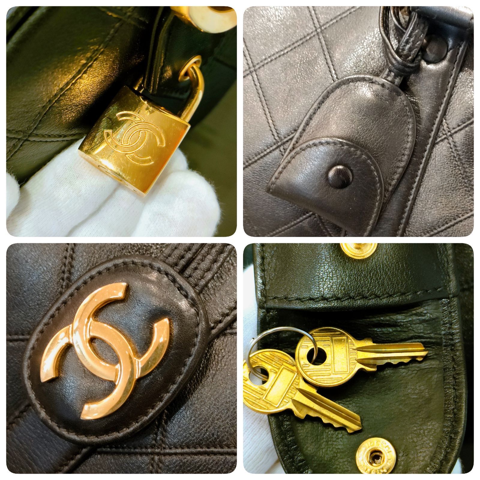 CHANEL シャネル ビコローレ ミニボストンバッグ ボストンバッグ 