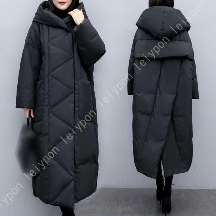 フード ダウン ベンチコート コート ロングダウンコート 冬コート キルティング アウター カジュアル 服 おしゃれ ファッション 冬服 秋冬 保温 軽量 着痩せ