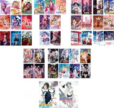 [300240]物語シリーズ(42枚セット)化、傷、偽、猫 黒、猫 白、傾、囮、鬼、恋、花、憑、暦、終、続 終【全巻セット アニメ 中古 DVD】ケース無:: レンタル落ち 物語シリーズ(42枚セット)化、傷、偽、猫 黒、猫 白、傾、囮、鬼