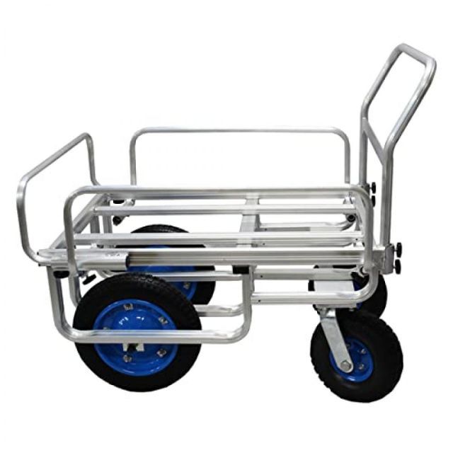 アルミス ALUMIS 大型アルミ四輪キャリー ハウスカー AKZ-D4NP コンテナ2個積み ノーパンクタイヤ