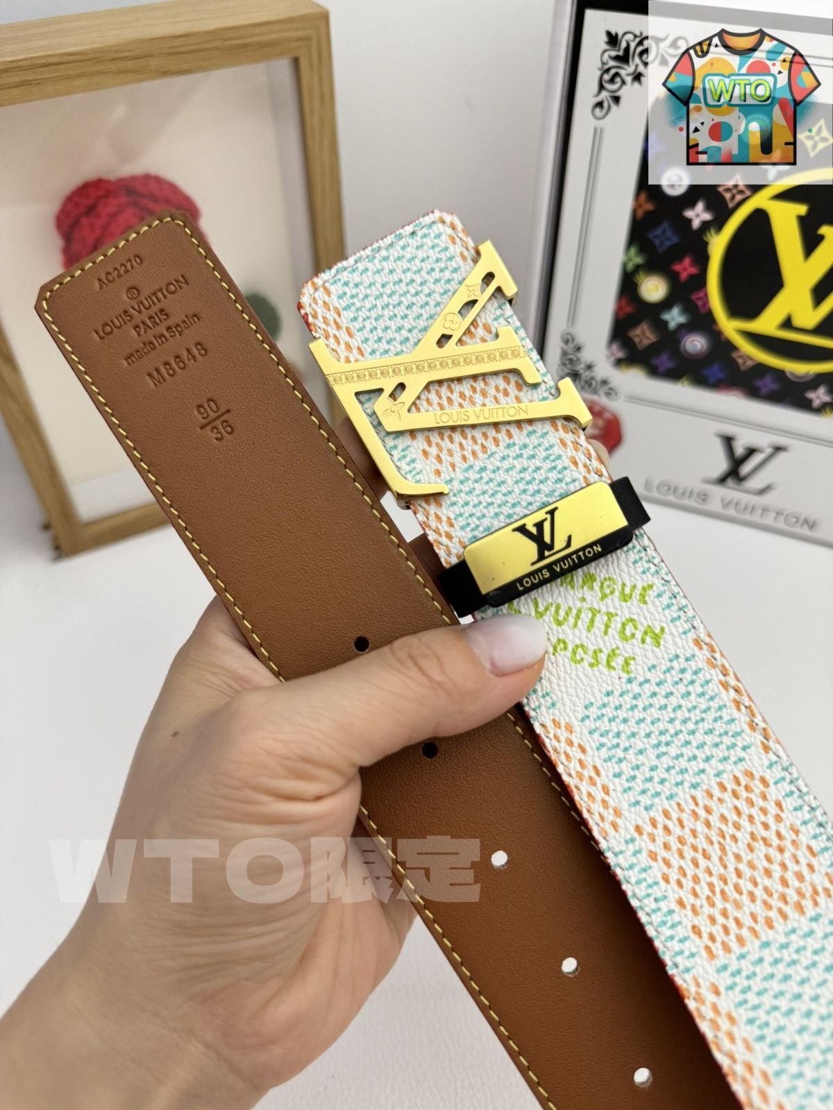 ルイヴィトン　茶色ペルト　 LOUIS VUITTON LOUIS VUITTON ルイヴィトン/ブランドバッグ・小物｜WonderREX