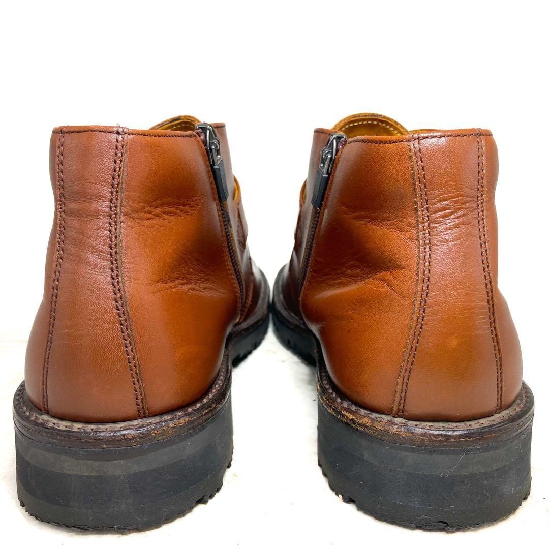 ほぼ未使用】REGAL リーガルウォーカー GORETEX サイドジップブーツ 茶