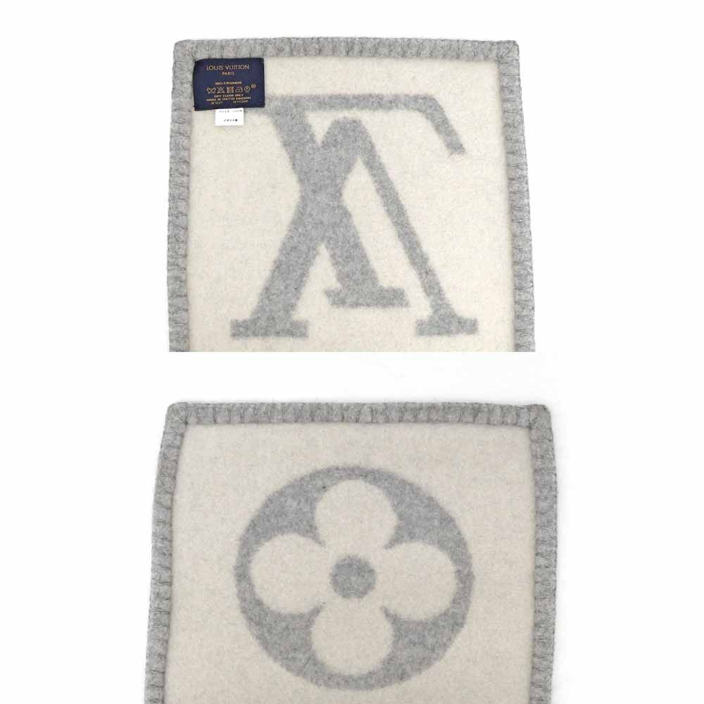 名東】ルイヴィトン エシャルプ スィートドリーム M77380 グレー オフ