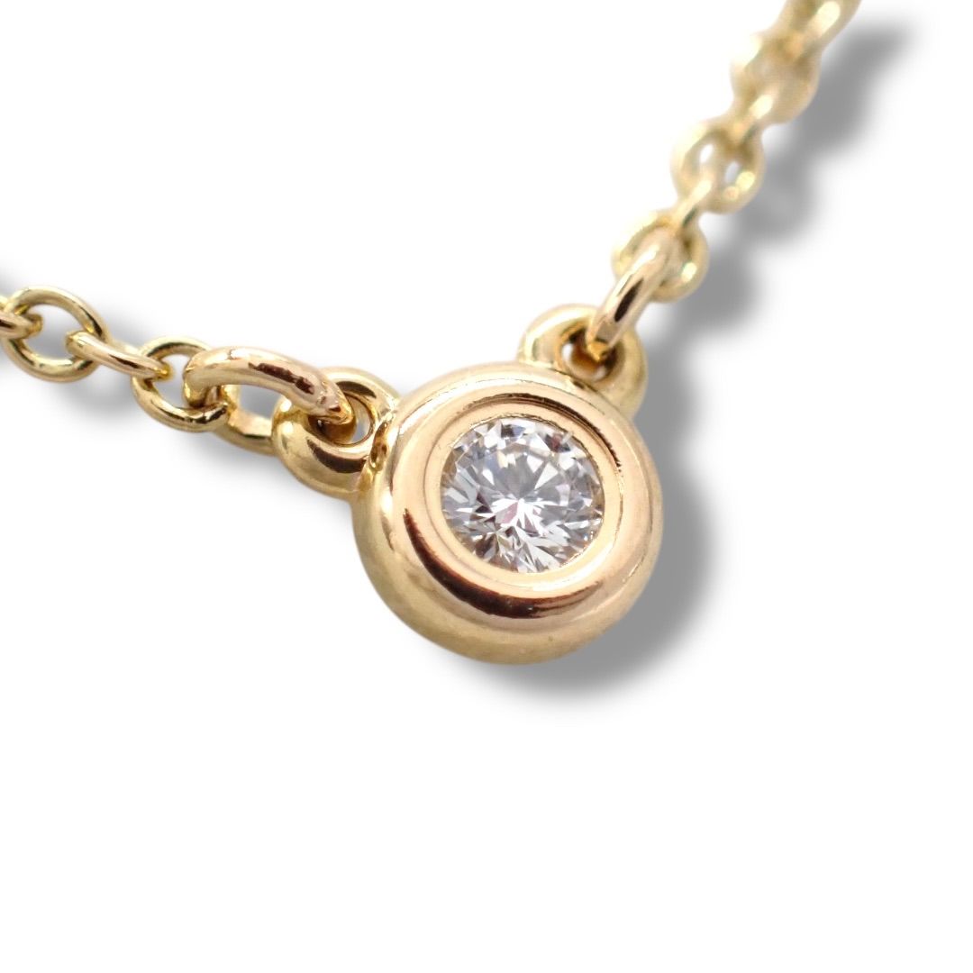 ティファニー 3.8mm ダイヤ バイザヤード 750 ネックレス 4348 - メルカリ