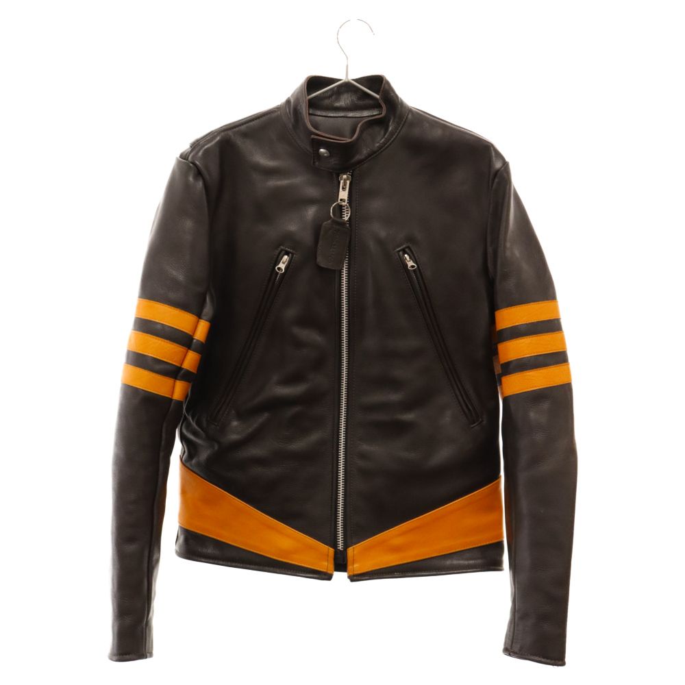 VANSON (バンソン) ウルヴァリン ジップアップ シングルレザー