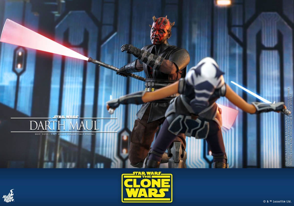 ホットトイズ 1/6 スター・ウォーズ：クローン・ウォーズ ダース・モール 未開封新品 TMS024 Star Wars Darth Maul  Hottoys マンダロリアン - メルカリ