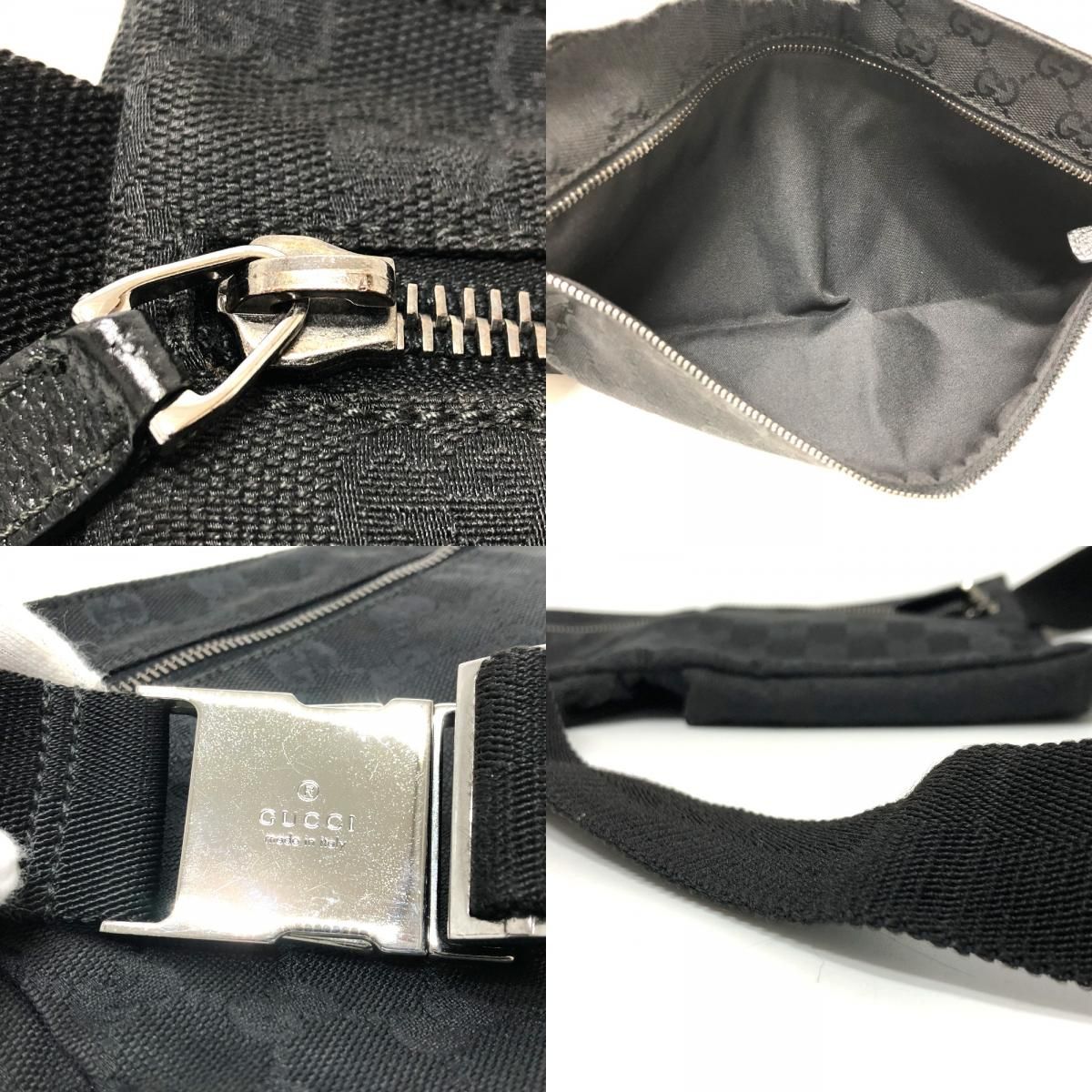 GUCCI グッチ ウエストバッグ ボディバッグ 28566 GGキャンバス/レザー