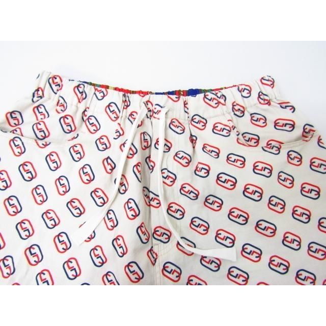 【大人気】　グッチ　スカーフ　GG インターロッキングG GUCCI グッチ インターロッキング G スカーフ柄 イージーパンツ