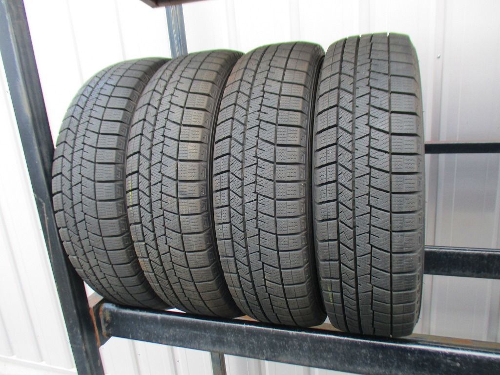 165|70R14 81Q ダンロップ WINTER MAXX WM03 スタッドレス 2020年製 4本 送料込 T60970825 インボイス領収書発行