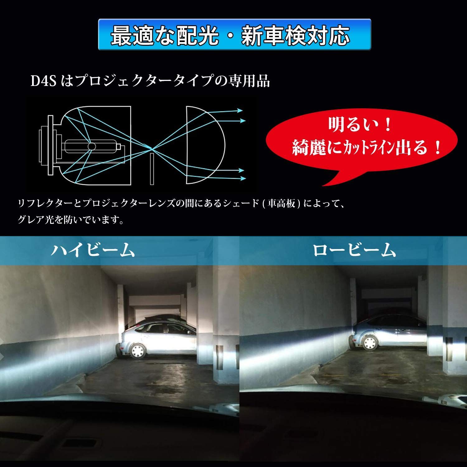 新品 6500K 車検対応 D4S D4S 35W HID 車用ヘッドライト 12V 純正交換用 HIDバルブ HIDライト【2021アップグレード版】（2個入） Briteye