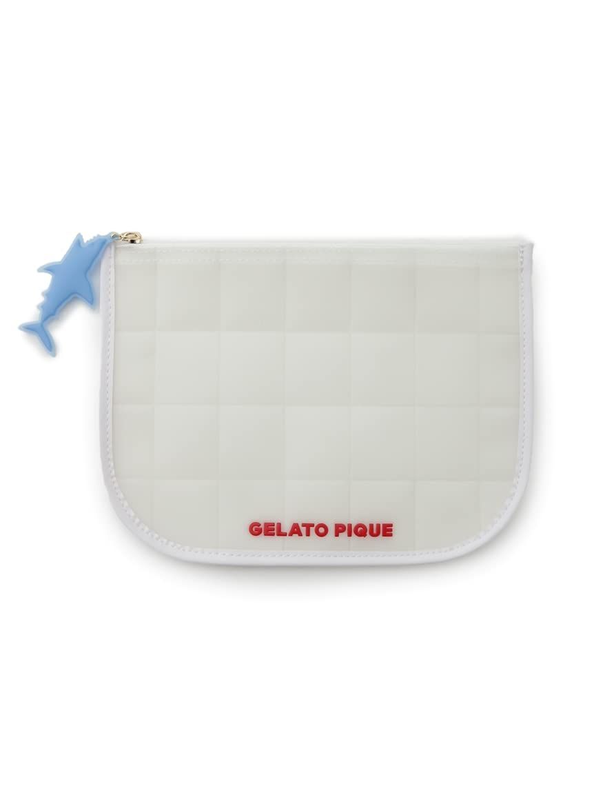 【迅速発送】ジェラート ピケ COOL PVCフラットポーチ PWGB222608 レディース OWHT