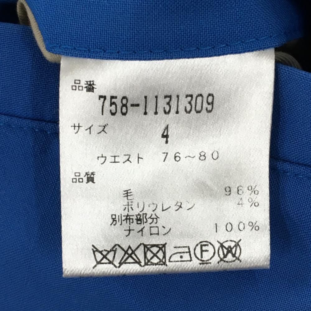 マスターバニー パンツ ブルー ウエストゴム一部異素材 メンズ 4(M) ゴルフウェア MASTER BUNNY EDITION