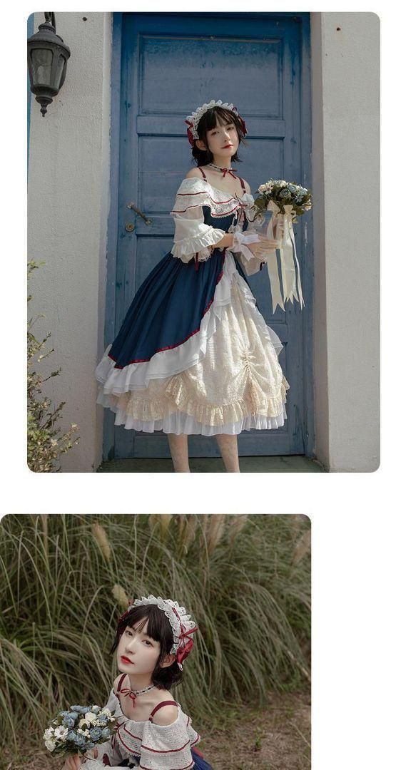 LT-164 豪華姫系 lolita 可愛 レトロ風 オリジナル 洋服
