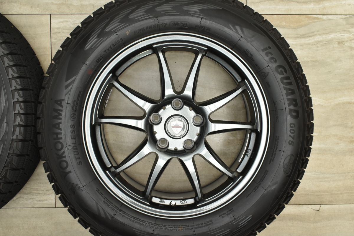超バリ溝 美品】エステローザ 17in 7J +35 PCD114.3 ヨコハマ 超バリ溝 美品】エステローザ 17in 7J +35 PCD114.3 ヨコハマ