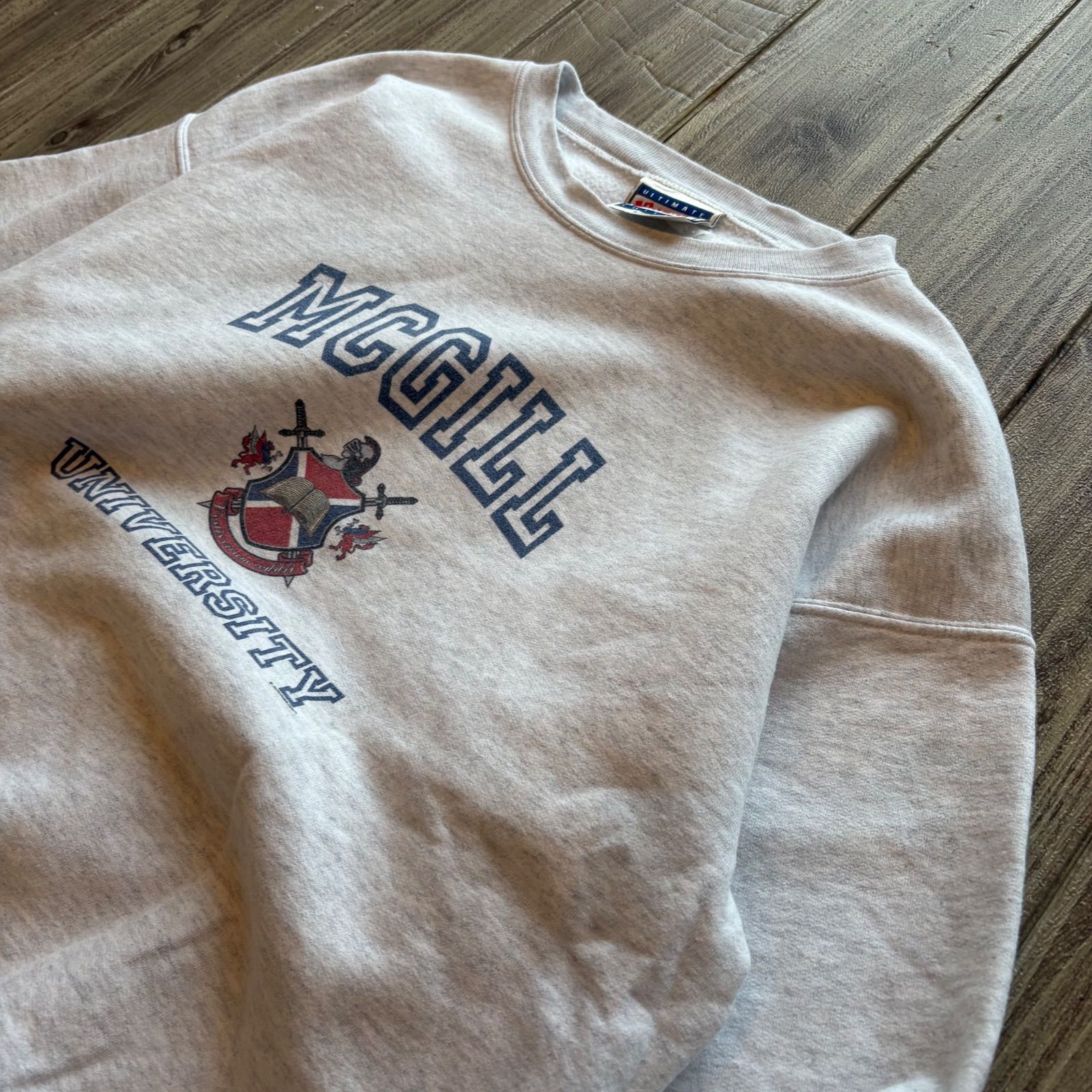古着 90s hanes ヘインズ カレッジロゴスウェット プリンストン L