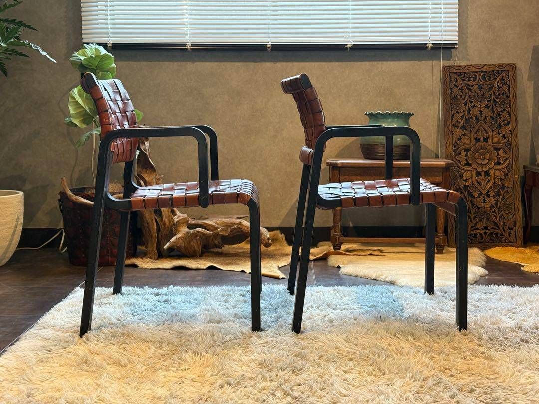 希少 アルフレックス NTチェア arflex 川上元美 アームチェア NG  